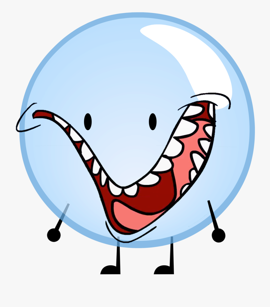 Bubble Derp Face - Bfdi Bubble Weird Face, Transparent Clipart