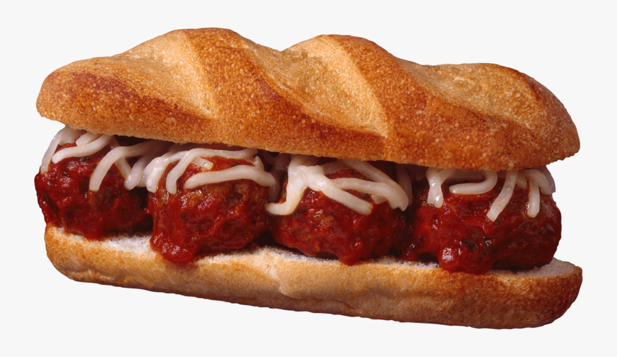 Hamburger Burger Png Image - Meatball Sub Clipart, Transparent Clipart