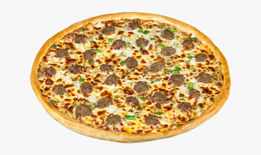 Pizza With Bacon Chicken And Meatballs , Png Download - Pizza With Chicken And Meatballs, Transparent Clipart
