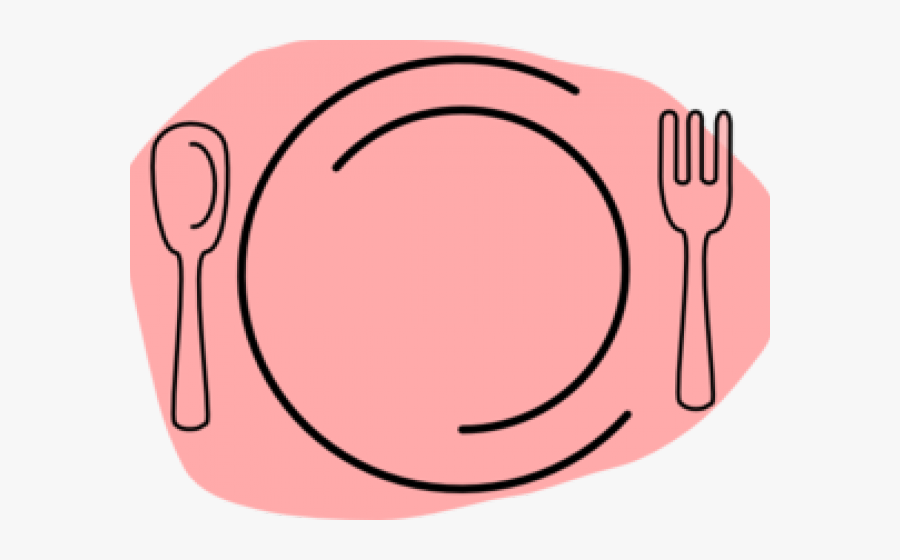 Dinner Plate Clip Art Pink, Transparent Clipart