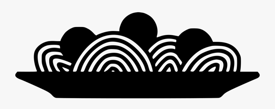 Spaghetti Meatball Comments - Spaghetti Silhouette, Transparent Clipart