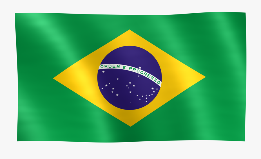 Land Clipart Backround - Brazil Flag Transparent, Transparent Clipart