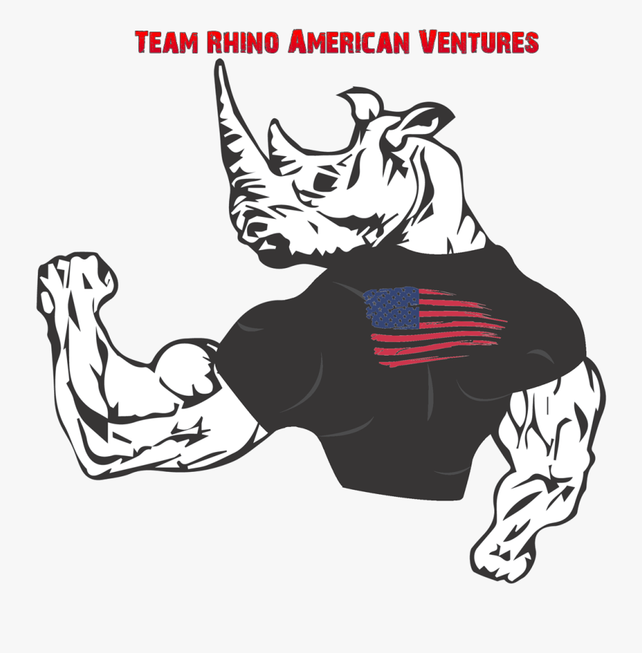 Rhino Droppings Team American - Rhino Team, Transparent Clipart