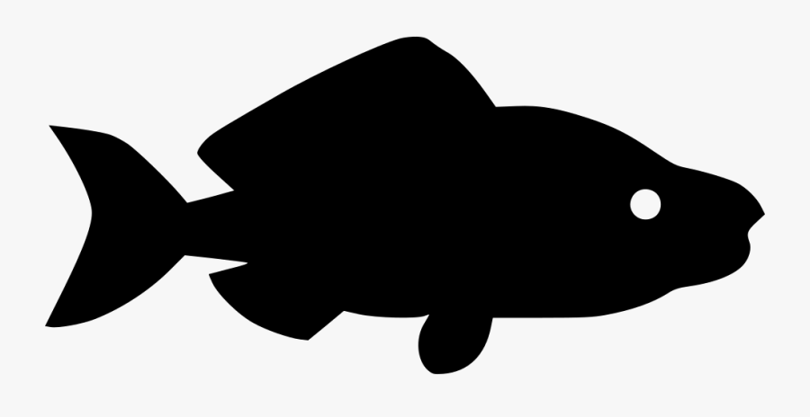 Fishing Silhouette Carp Clip Art - Fish Silhouette Png, Transparent Clipart