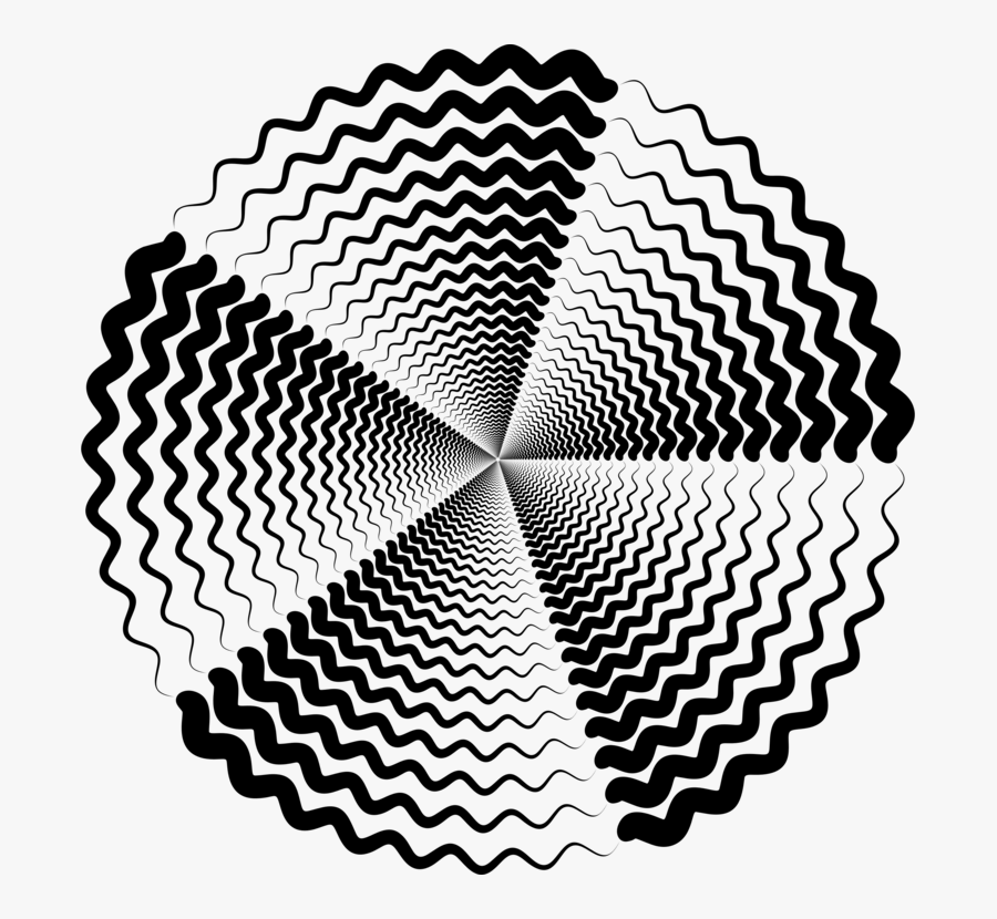 Transparent Eye Shape Clipart - Zig Zag Design To Draw, Transparent Clipart