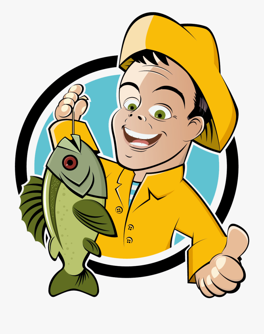 Fishing Cartoon Fisherman Clip Art - Cartoon Fisherman Png, Transparent Clipart