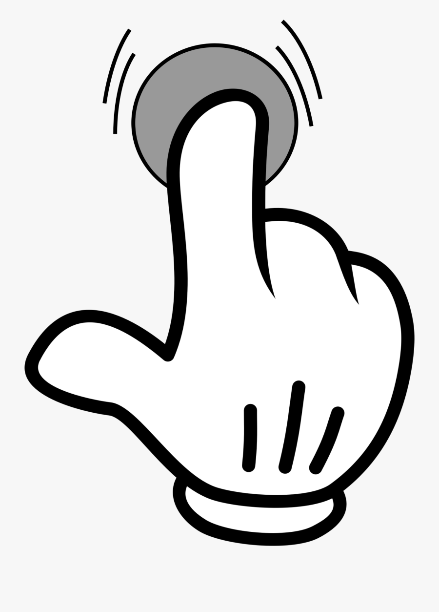 Lines Clipart Motion - Clipart Mickey Mouse Hand, Transparent Clipart