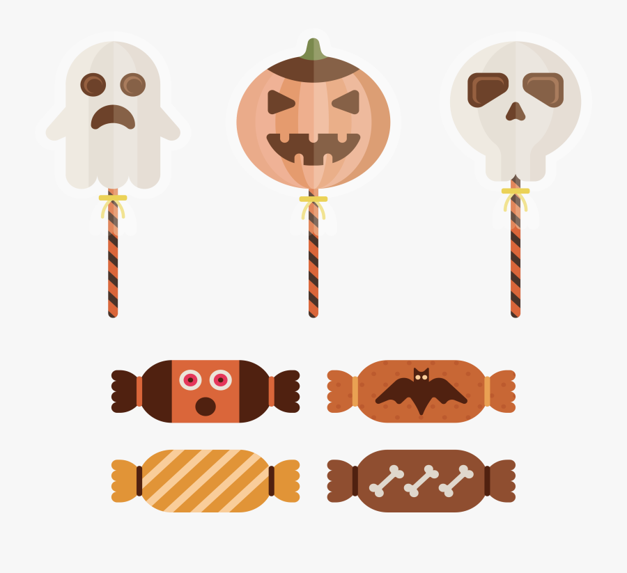 Transparent Free Halloween Candy Clipart - Halloween, Transparent Clipart
