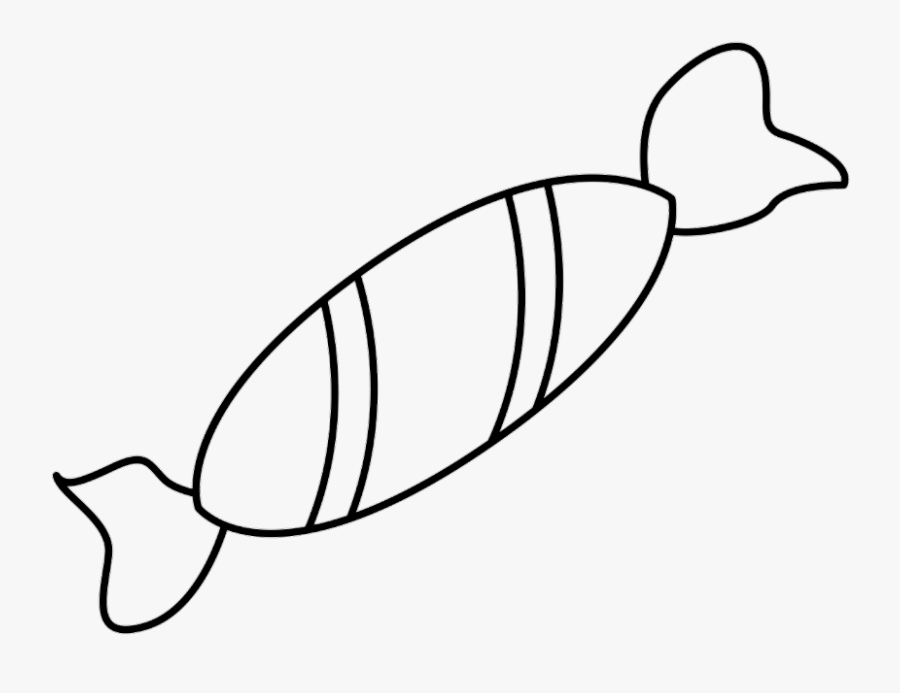 #halloween #holidays #spooky #outline #outlines #candy - Line Art, Transparent Clipart