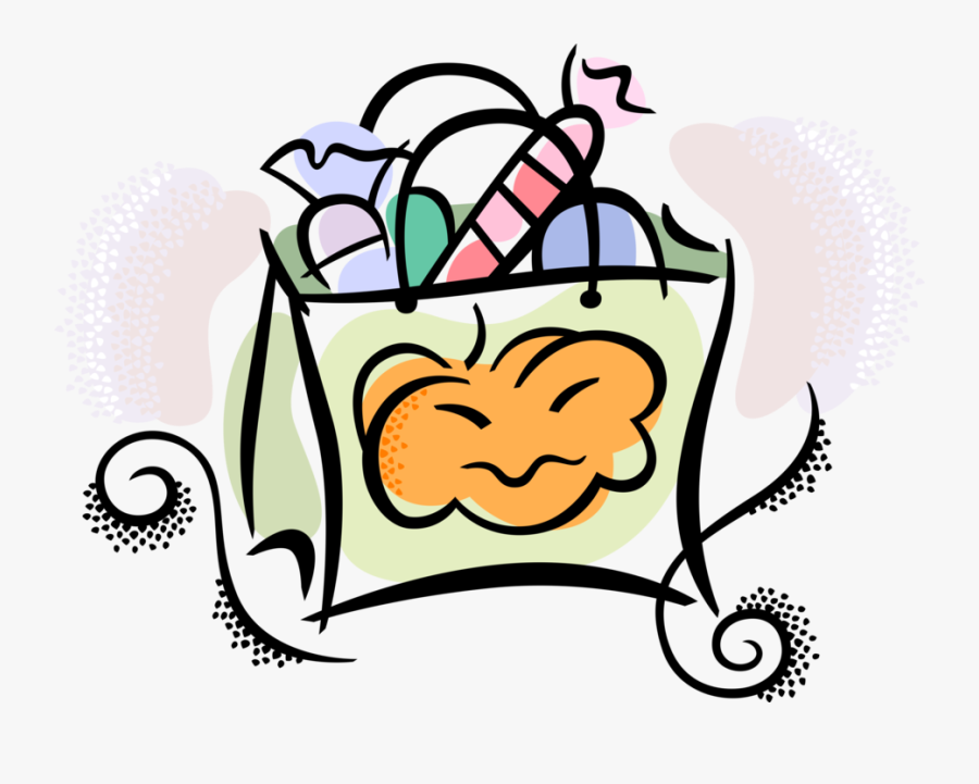 Transparent Trick Or Treat Candy Clipart - Cartoon Bags Of Candy, Transparent Clipart