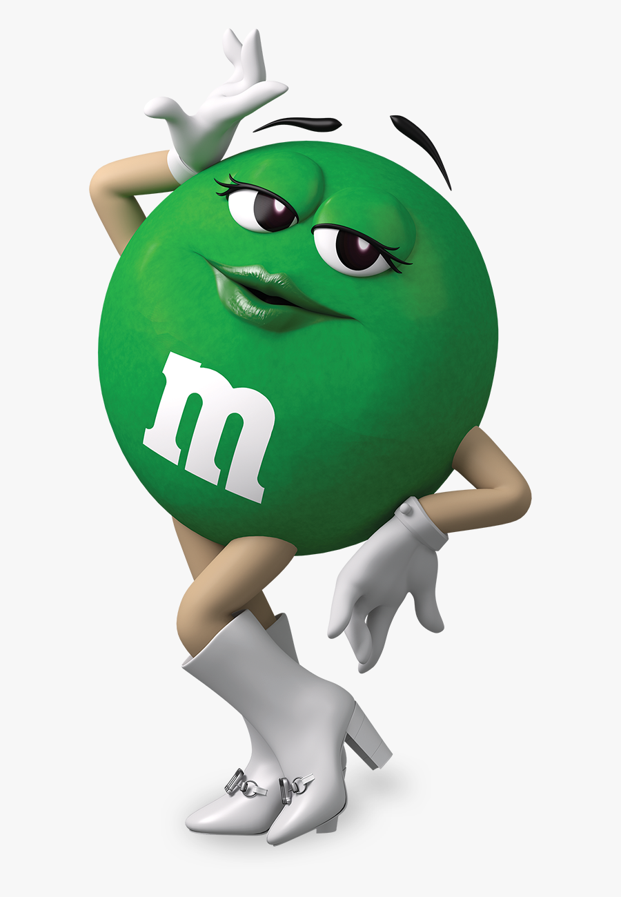 Sexy Green M And M, Transparent Clipart