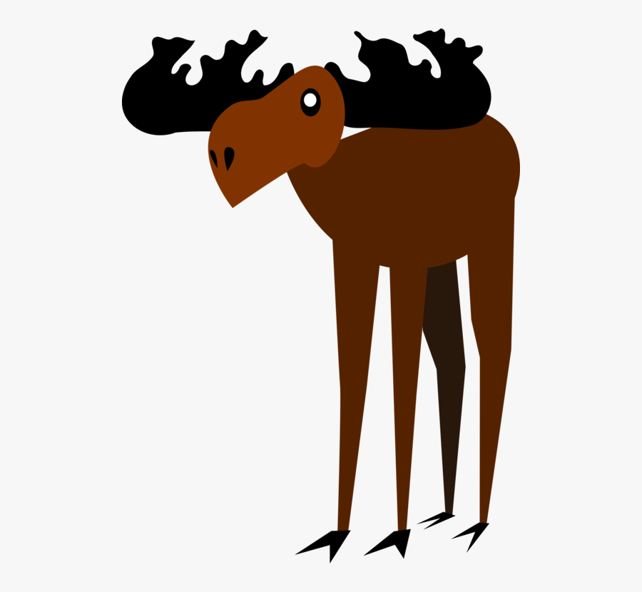 Giraffidae,human Behavior,wildlife - Moose, Transparent Clipart