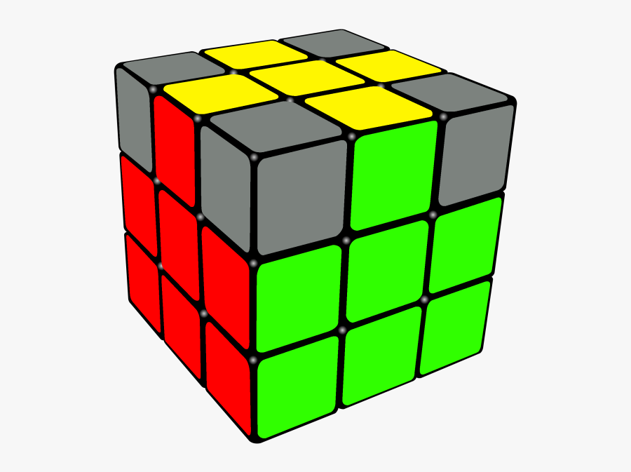 How To Solve The Rubik"s Cube The Rubiks Cube Solution - Solve The Yellow Side, Transparent Clipart