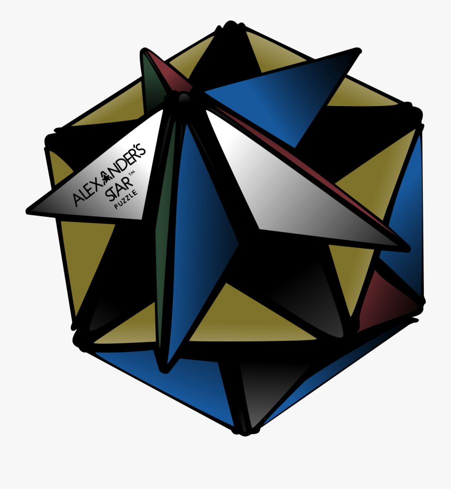 Star Rubik's Cube, Transparent Clipart
