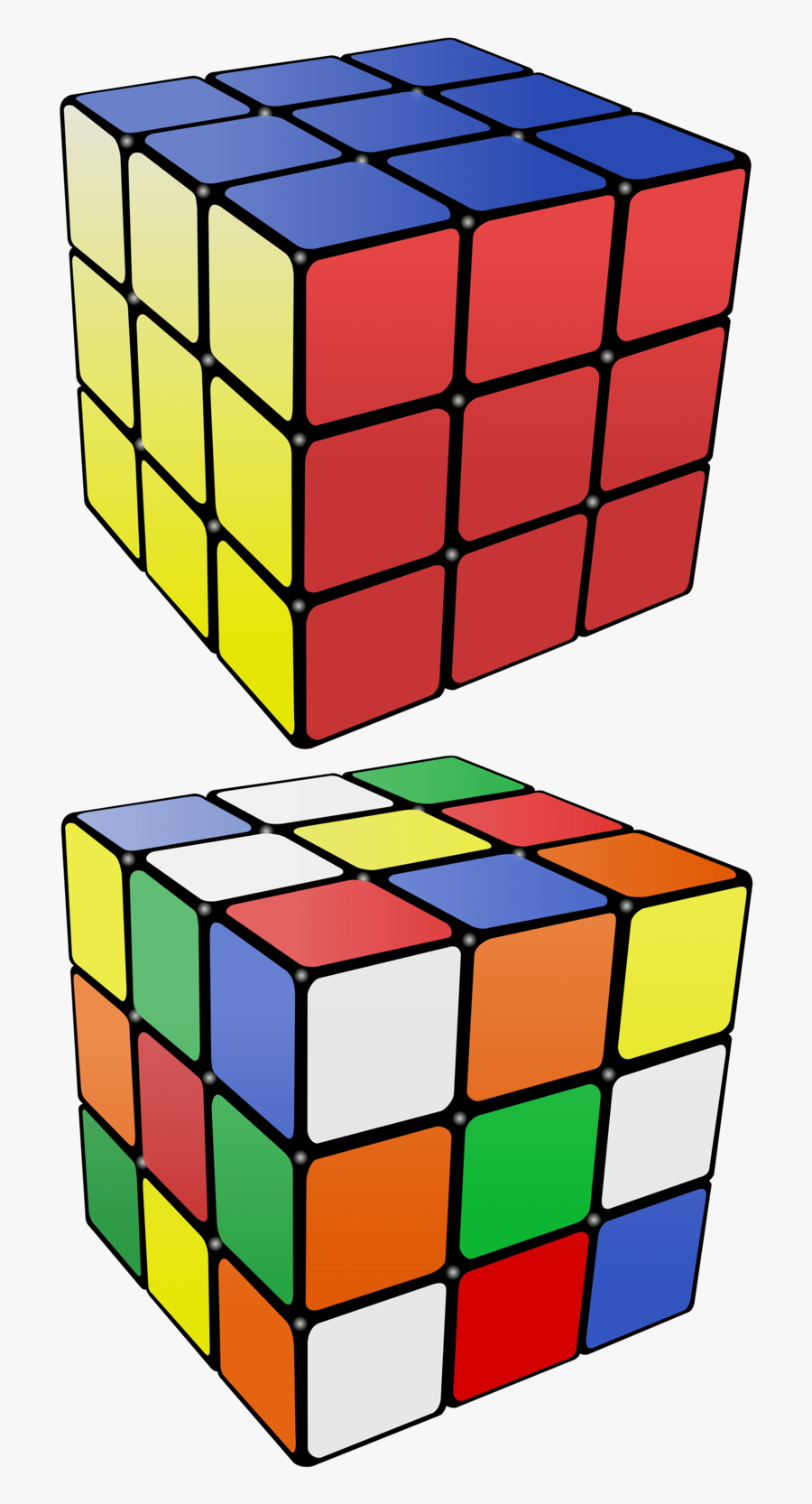 Rubiks-cube - Pop Art Rubik's Cube, Transparent Clipart