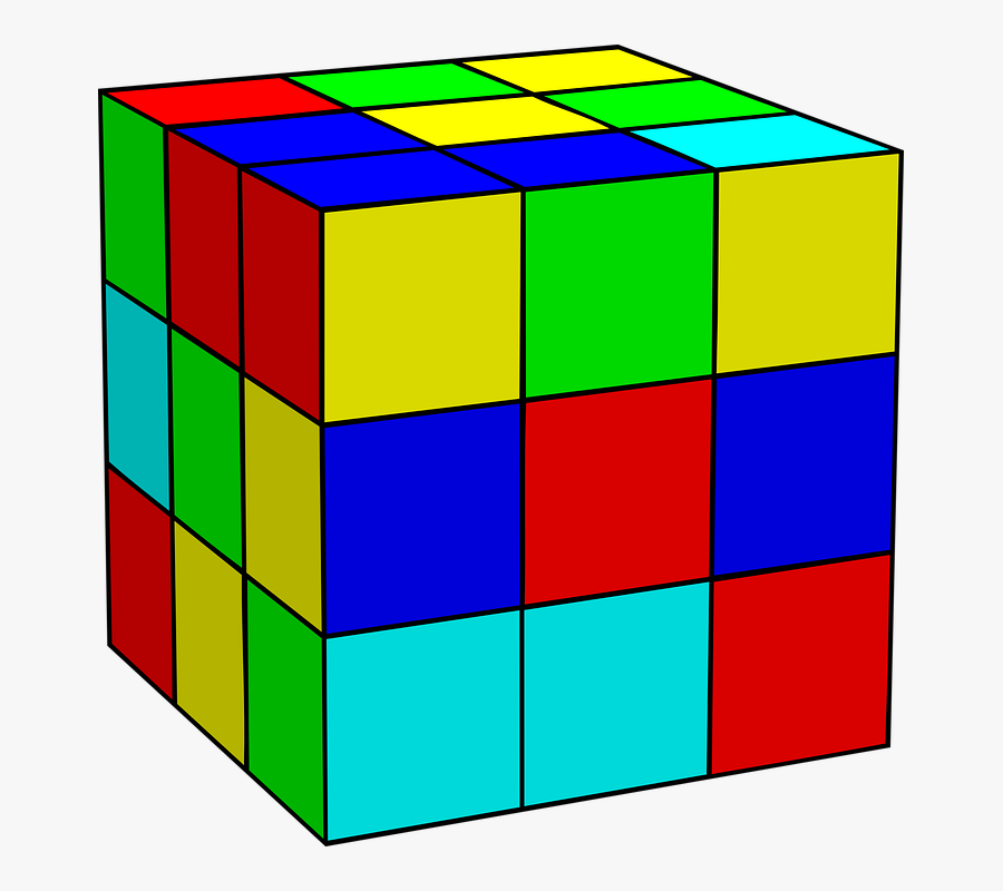 Transparent Logic Clipart - Rubik's Cube, Transparent Clipart