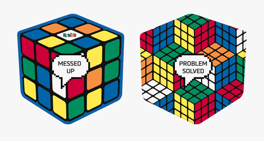 Rubik’s Cube Download Png Image - Electric Blue, Transparent Clipart