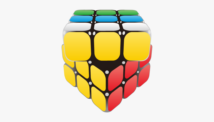 3d Rubiks Cube - Cube, Transparent Clipart