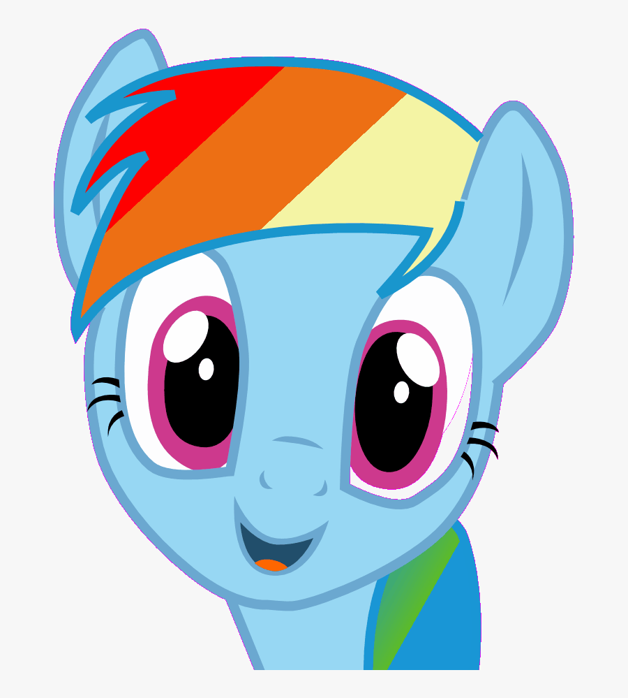 Rainbow Dash Head Bop By Thetwilightspark Th Bop, - Rainbow Dash, Transparent Clipart