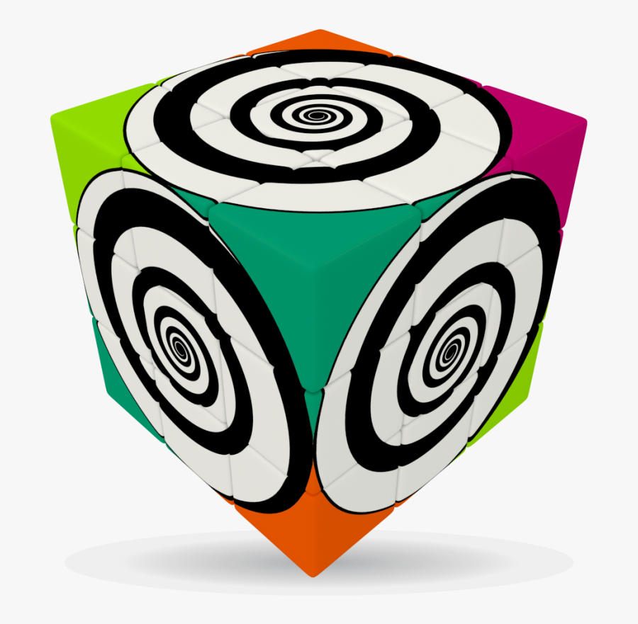 Funky Spirals - V Cube Fun, Transparent Clipart