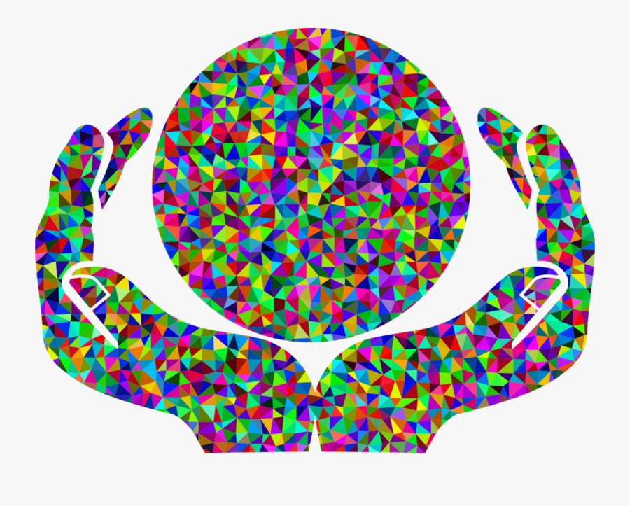 World Map Geography Clipart Globe - World In Hands Png, Transparent Clipart