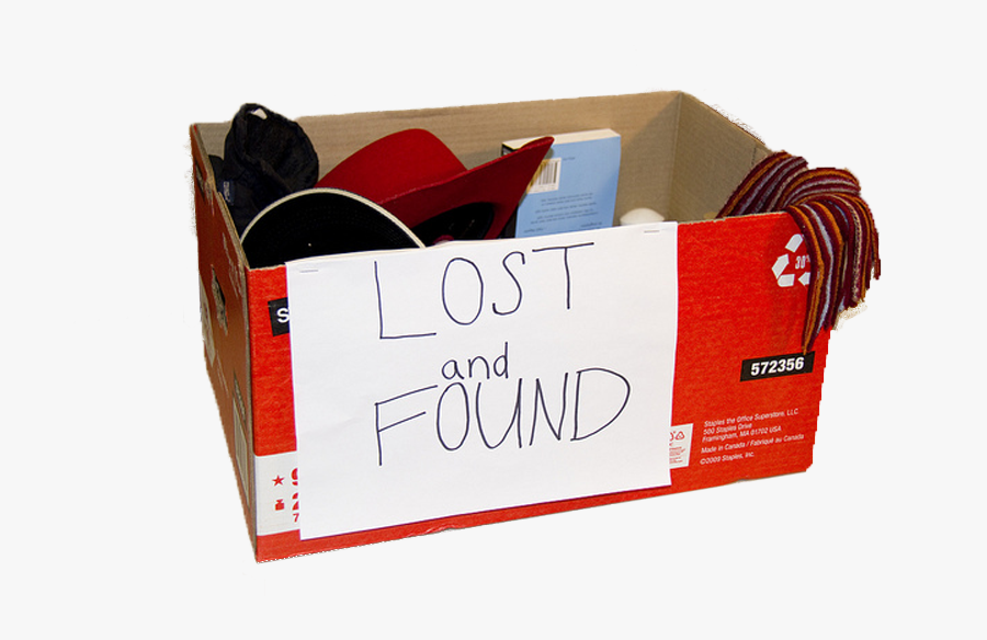 Lost And Found Box School, Transparent Clipart