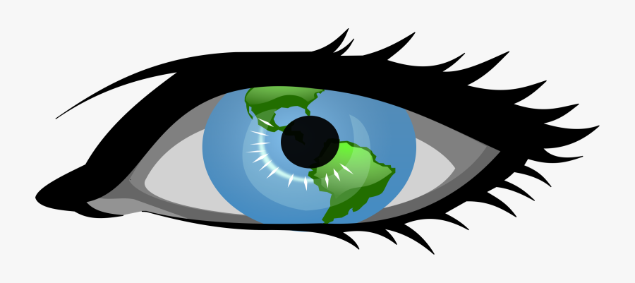 Computer Icons Drawing Eyelash Cc0 - Blue Eye Clip Art, Transparent Clipart