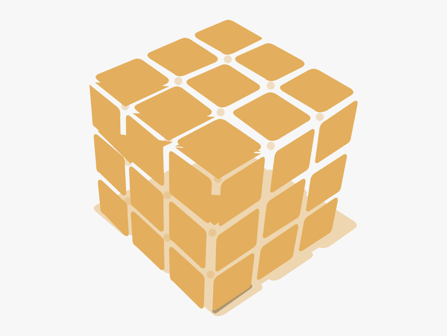 Rubik Cube Logo Png, Transparent Clipart