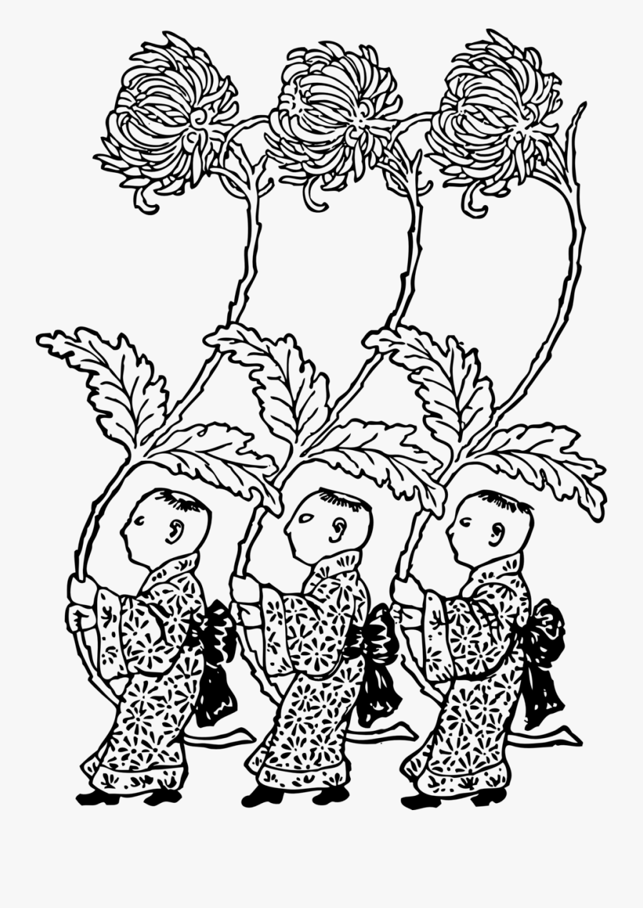 Chrysanthemum Carriers, Transparent Clipart