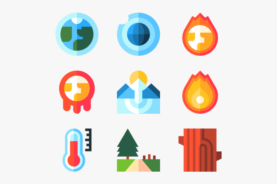 Climate Change - Change Icons, Transparent Clipart