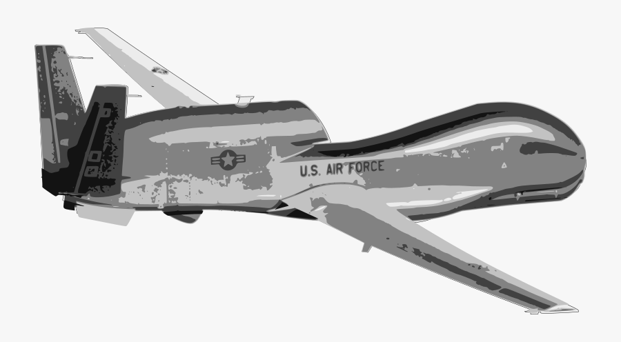 Clipart - - Rq 4 Global Hawk Png, Transparent Clipart