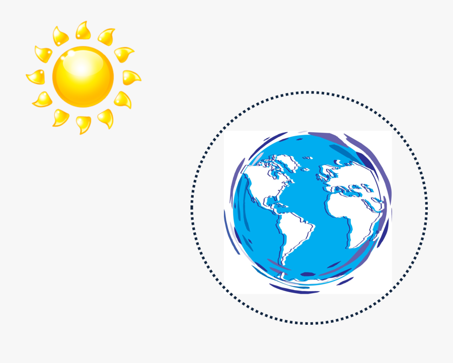 Transparent Green House Effect Clipart - Stylized Earth, Transparent Clipart