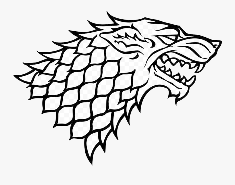 Game Of Thrones Stark Sigil Clipart Daenerys Targaryen - Game Of Thrones Stark Logo Png, Transparent Clipart