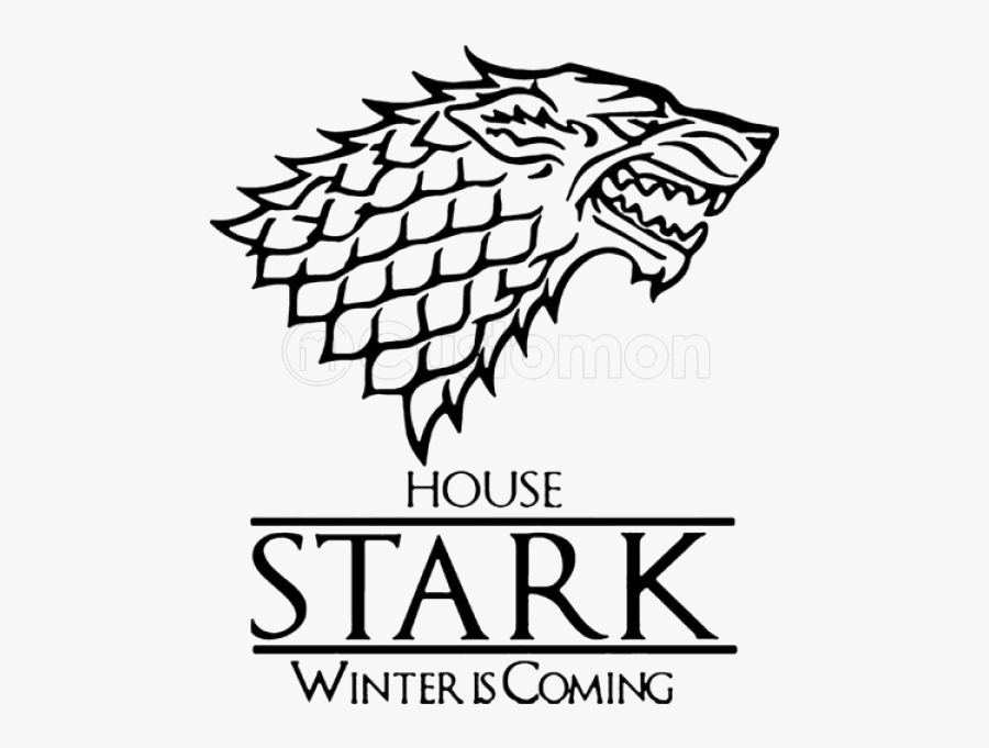 A Game Of Thrones Daenerys Targaryen House Stark Winter - Game Of Thrones House Stark, Transparent Clipart