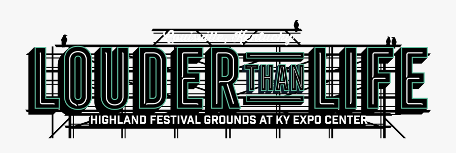 Louder Than Life - Louder Than Life Festival Logo, Transparent Clipart