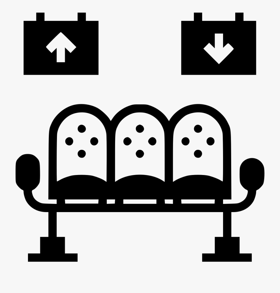 Airport Clipart Airport Waiting Room - Waiting Room, Transparent Clipart