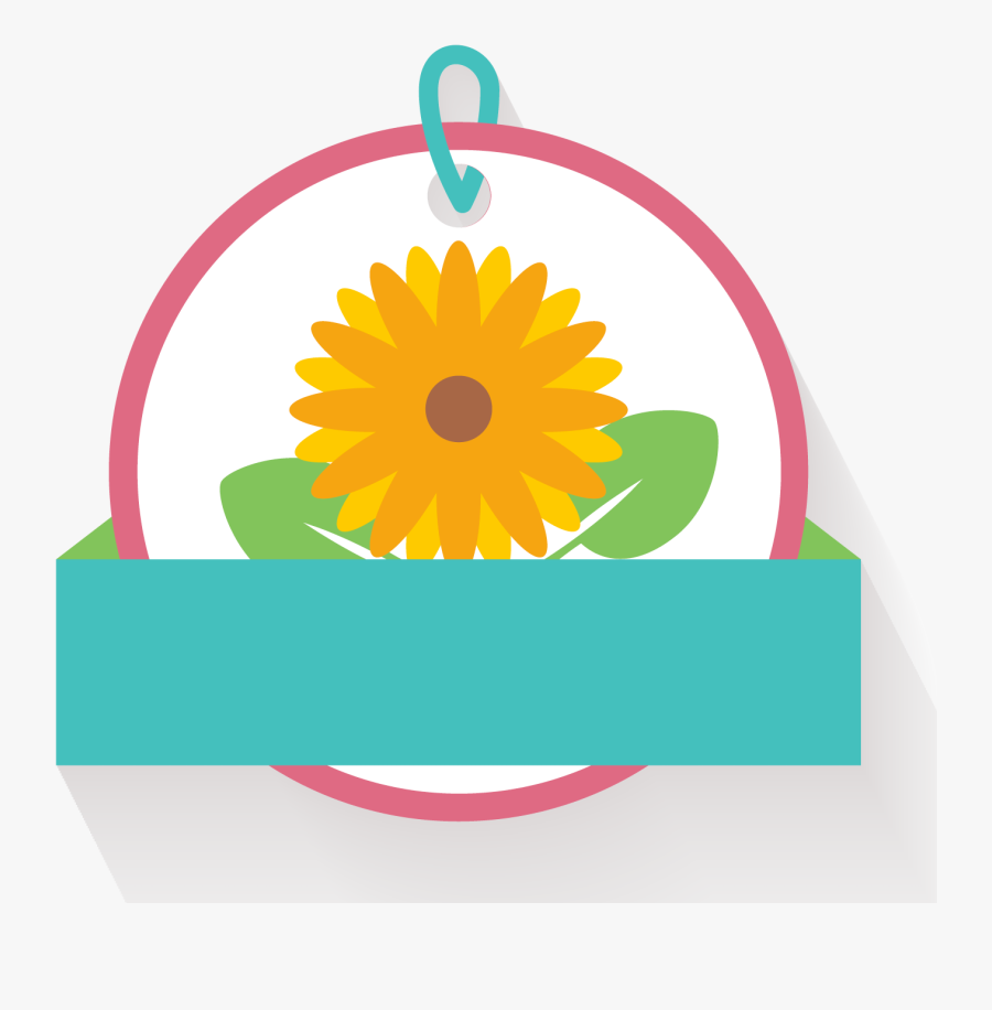Turquoise Clipart Chrysanthemum - Tag Girassol Png, Transparent Clipart