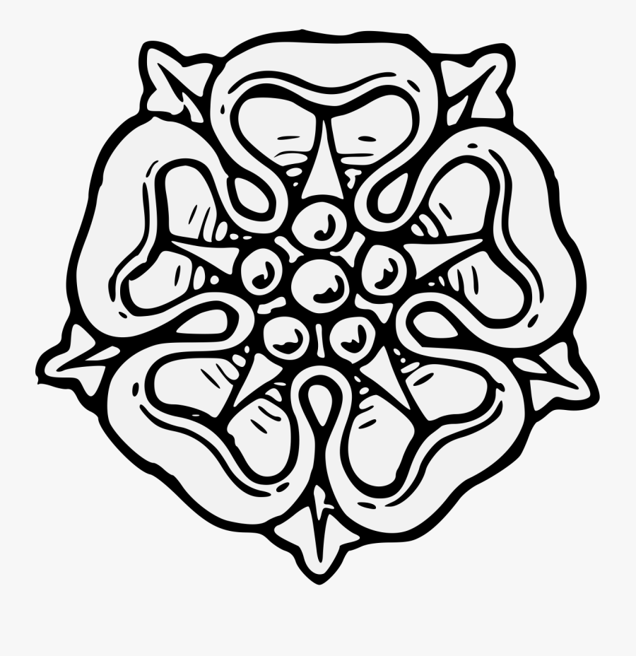 Rose Traceable Heraldic Art Png Traceable Roses Heraldry Rose , Free