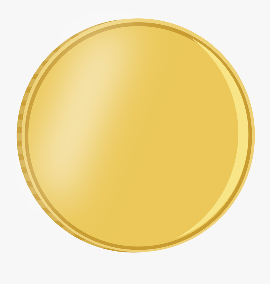 Transparent Quarters Clipart - Gold Coin Vector Png, Transparent Clipart