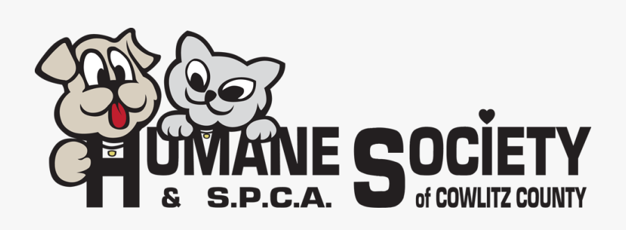 Humane Society Of Cowlitz County - Humane Society Longview Wa Logo, Transparent Clipart