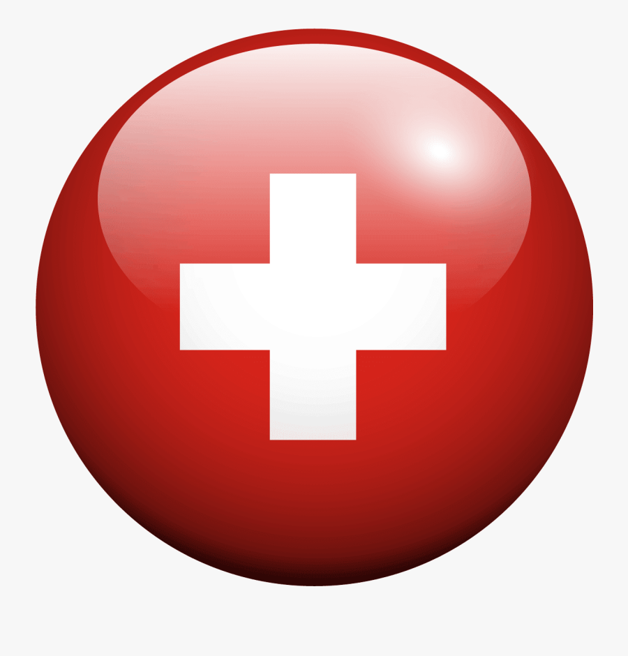 Red Circle Cross, Transparent Clipart