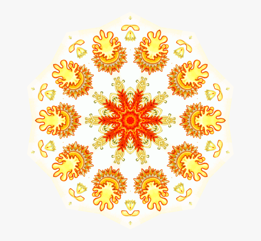 Visual Arts,flower,symmetry - Hippie Flower Silhouette, Transparent Clipart