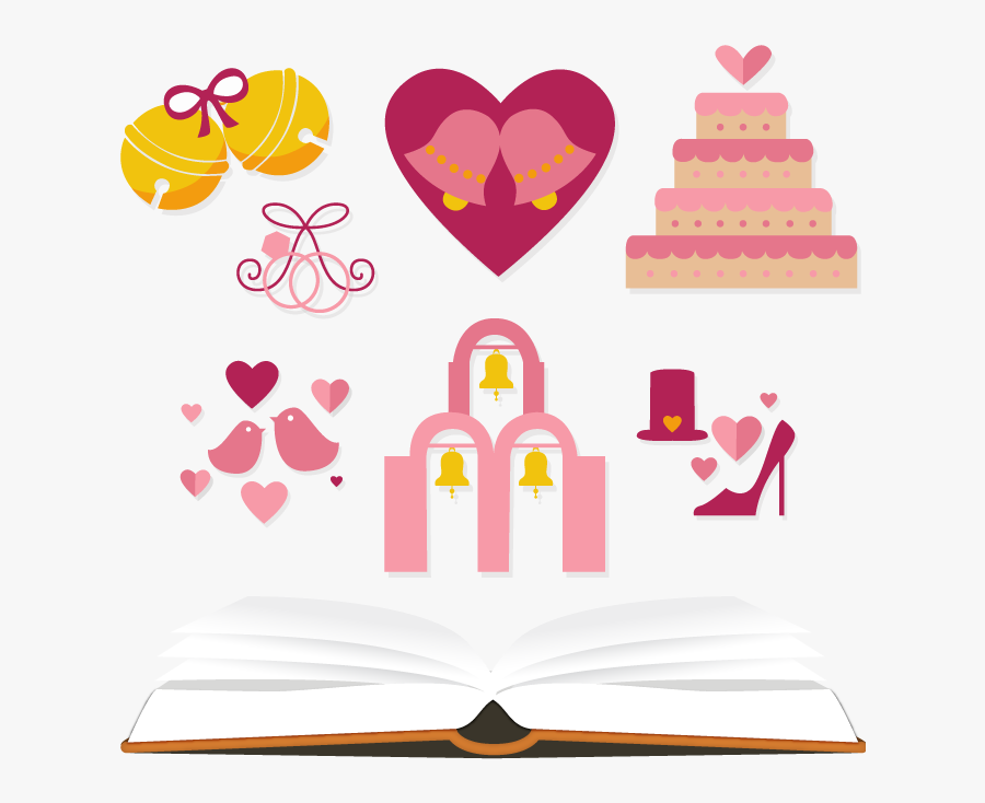 Wedding Heart Logo Vector Free, Transparent Clipart