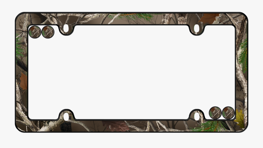 Camouflage Plastic License Plate Frame Clipart , Png - Vehicle Registration Plate, Transparent Clipart