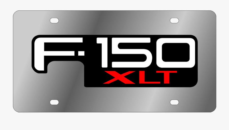 Ford - Ss Plate - F-150 Xlt - Carmine, Transparent Clipart