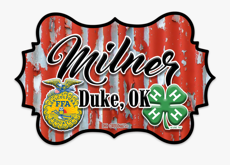 Master 4-h Sticker - Ffa, Transparent Clipart