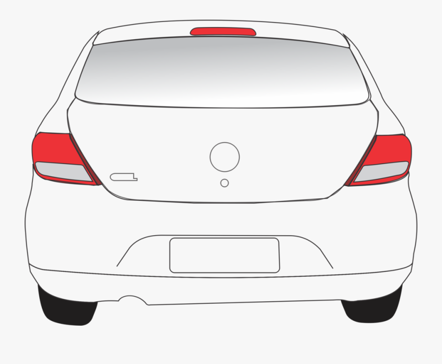 Family Car,automotive Exterior,compact Car - Clip Art Car Back, Transparent Clipart