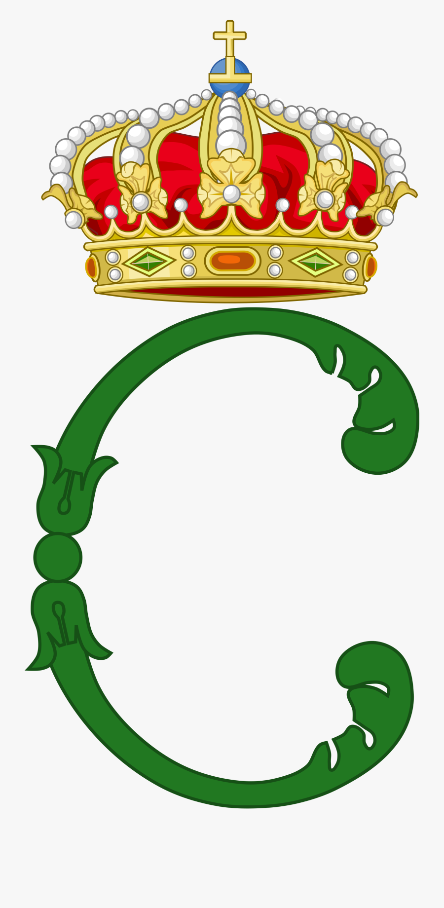 Charlotte Frederica Of Prussia, Duchess Of Saxe Meiningen - King George Ii Symbol, Transparent Clipart