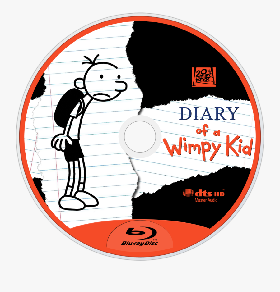 Diary Of A Wimpy Kid Bluray Disc Image - Diary Of A Wimpy Kid Greg Heffley, Transparent Clipart