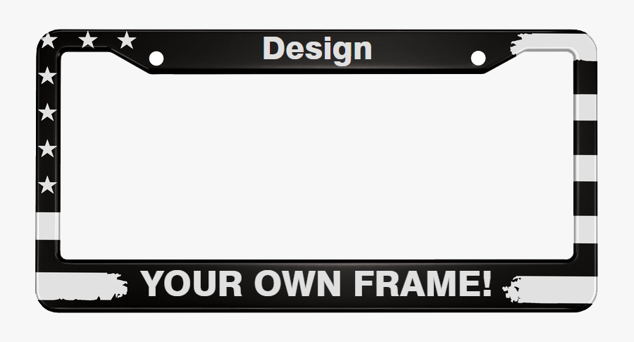 Patriotic Car Aluminum License Plate Frames - Soccer Car License Plate Frame, Transparent Clipart